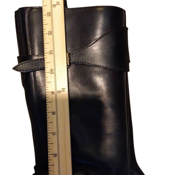 Frye Tall Black Leather Women's Boots - Picture 16 of 16